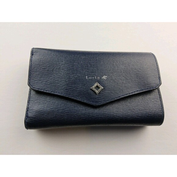 Luria 4C Folding Snap Wallet Navy - Picture 1 of 9